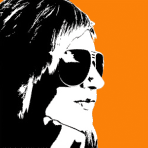 black & colour pop art example 5