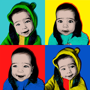Warhol Pop art canvas example 16